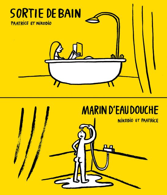 Sortie de bain / Marin d’eau douche