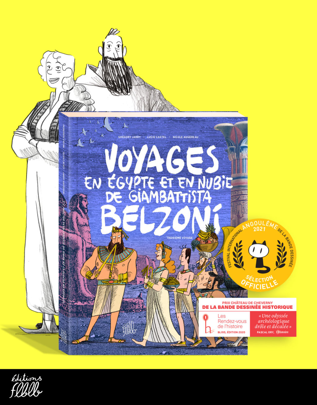 Voyages de Belzoni tome 3 en sélection officielle du FIBD 2021 !