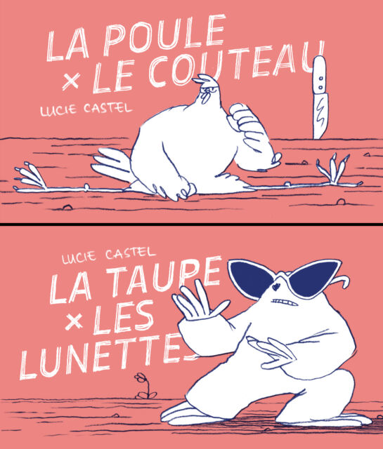 La poule et le couteau / La taupe et les lunettes